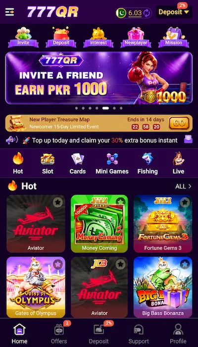 777QR Game Dashboard image